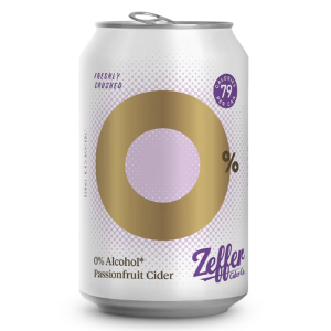 Zeffer Zero Passionfruit Cider 330ml - Can